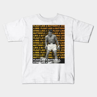 Muhammed Ali | Float like a butterfly, sting like a bee. Kids T-Shirt